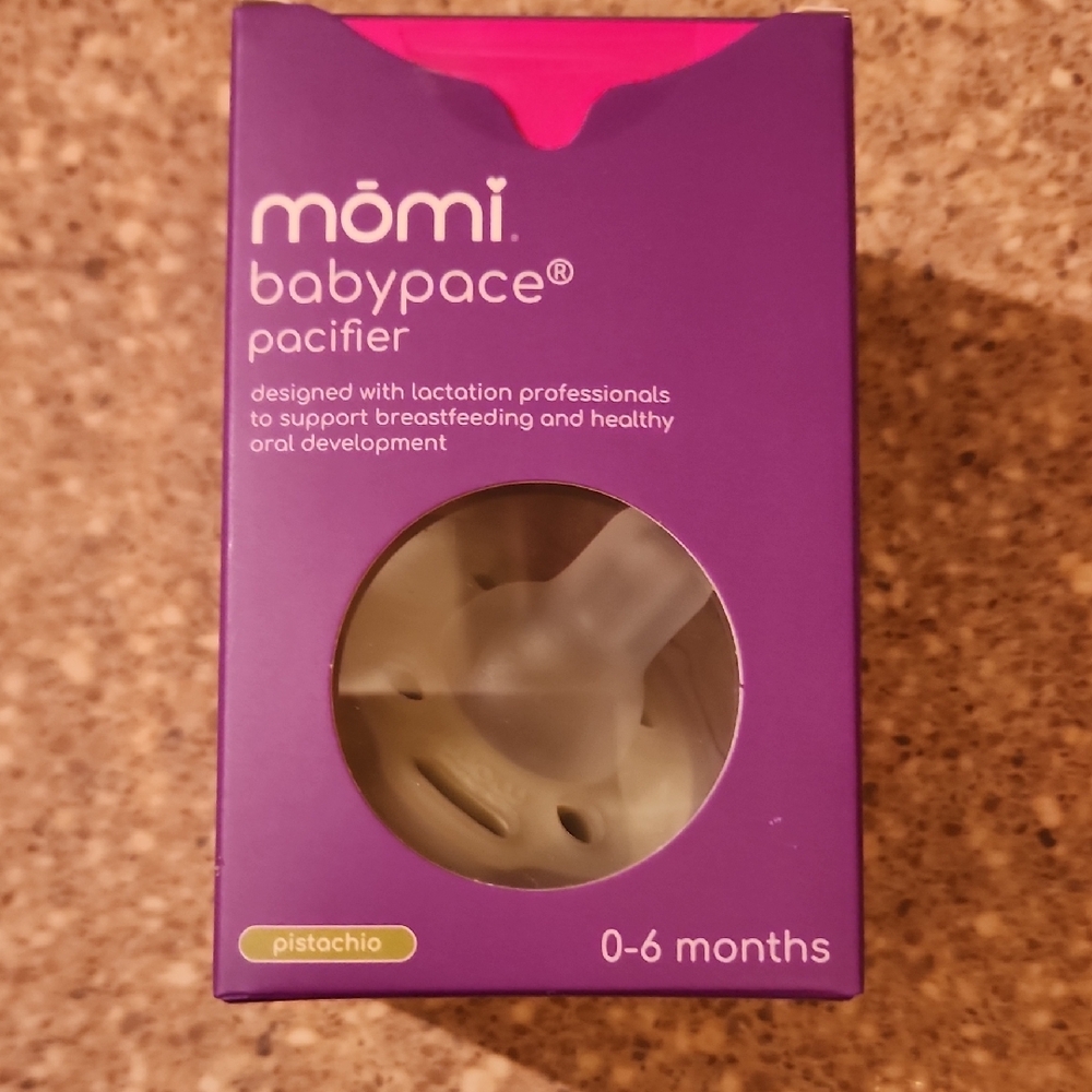 Babypace Pacifier - Purple and Pistachio